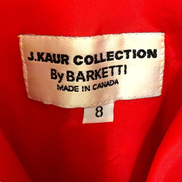 Coral asymmetrical slip dress - Picture 8 of 8